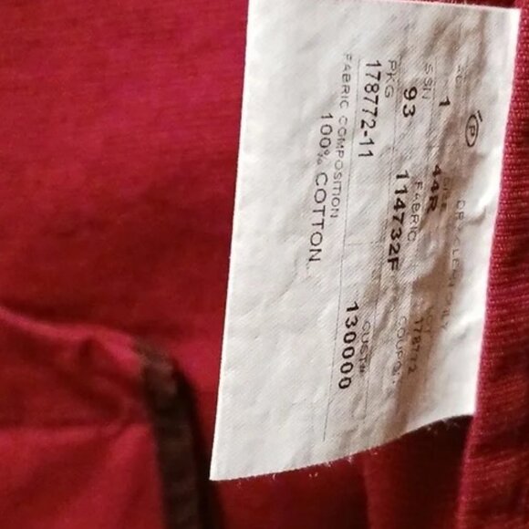 Joseph Abboud Dark Cranberry Coat - Picture 4 of 4